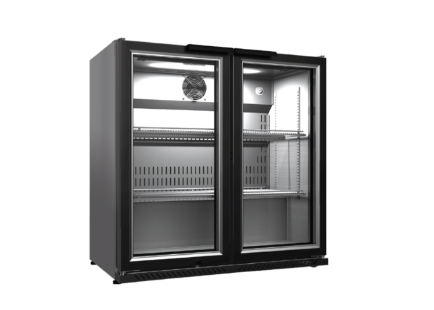 Bar Cooler Double Glass Hinged Door
