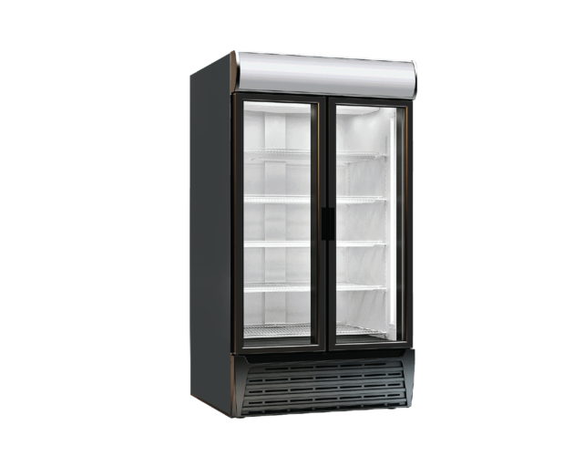 Chiller Upright Double Glass Door