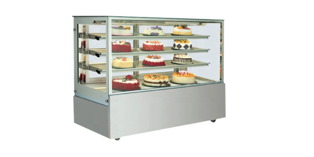 Cold Showcase, 4-Level, Square, S/S Finish