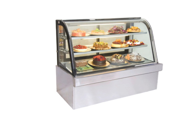 Cold Showcase, Single Curved, S/S Finish
