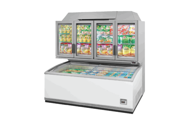 Multideck Combi Freezer 4 Half Glass Doors Top Sound Energy+alpina(Built-in)