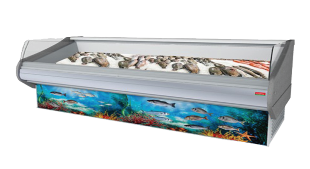 Fish Display Counter - Half Glass (Plug-in)