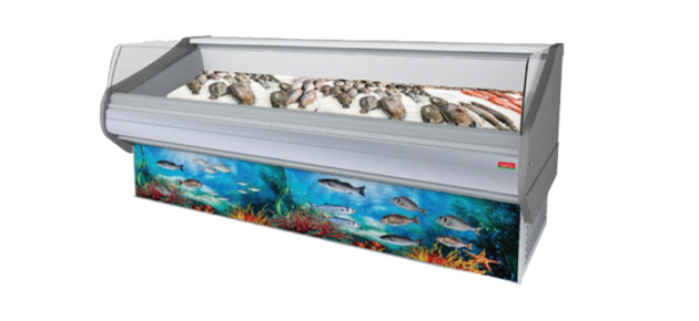 Fish Display Counter - Half Glass (Plug-in)