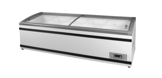 Island Freezer Smr-lsl Ad 2500 1132l Light Curved Sliding Glass