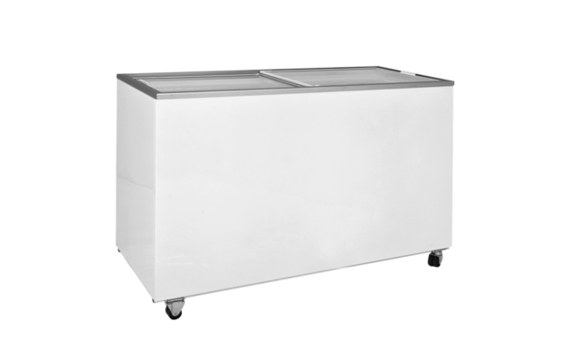Freezer Island Straight Glass With Sliding Door D600-dfsg Ff