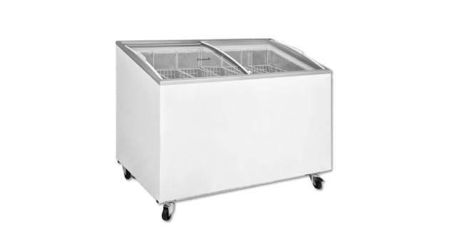 Freezer Island Curved Glass With Sliding Door D500-dfsg Ff