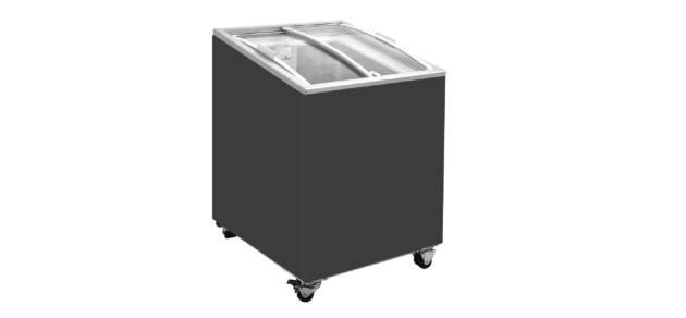 Freezer Island Curved Glass With Sliding Door D-152 Dfsg Ac