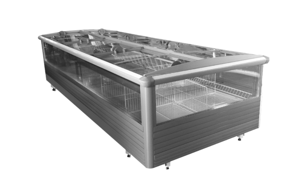 Island Freezer Cabinet 375 Single W/glass Doors (Remote)