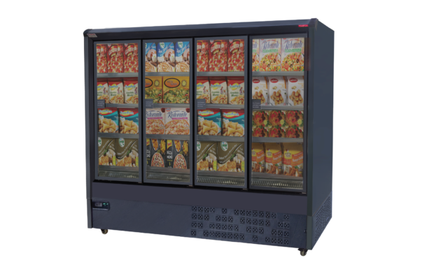 Multideck Freezer Upright 4 Glass Doors (Plug-in)