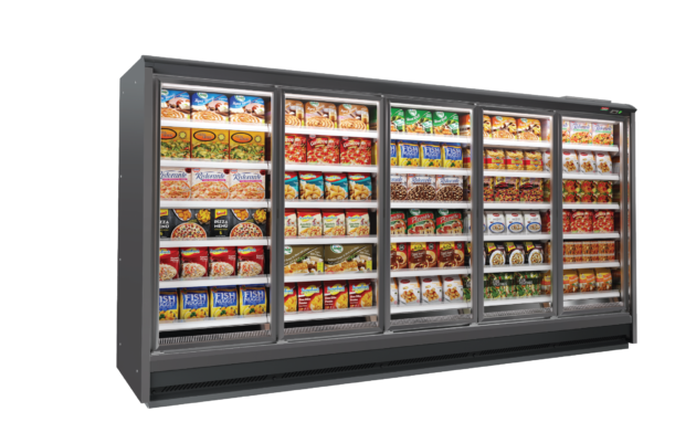 Multideck Freezer Upright 5 Glass Doors (Remote)