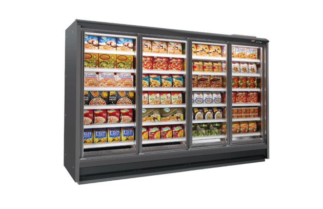 Multideck Freezer Upright 4 Glass Doors (Remote)