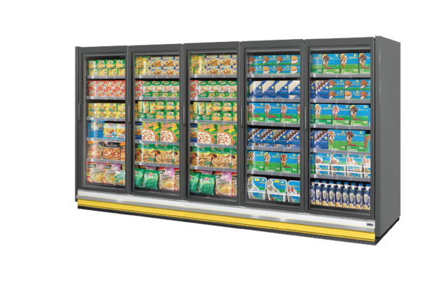 Multideck Freezer Upright Cabinet 375 5-glass Door