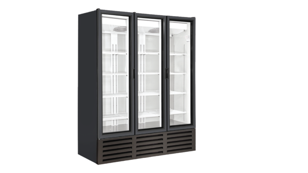 Chiller Upright Tripple Glass Door S-1600 Woc 3d