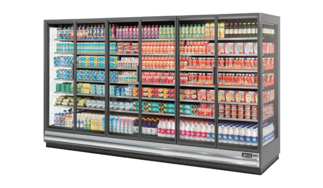 Multideck Chiller Upright Cabinet 6-glass Doors (Remote)