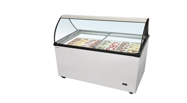 Ice Cream Freezer Showcase-Rectangle
